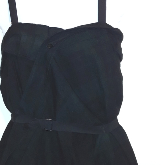 NEW Marc Le Bihan kilt plaid wool dress 38 - Picture 5 of 10